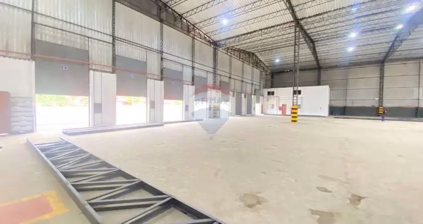 Galpão com 8 docas , 1000 m² - com avcb - distrito industrial de juiz de fora - pronto para seu negócio. locação