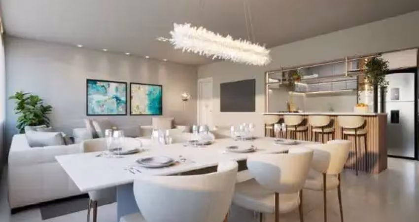 Apartamento em santa cecilia com 3 suítes, com 124m²