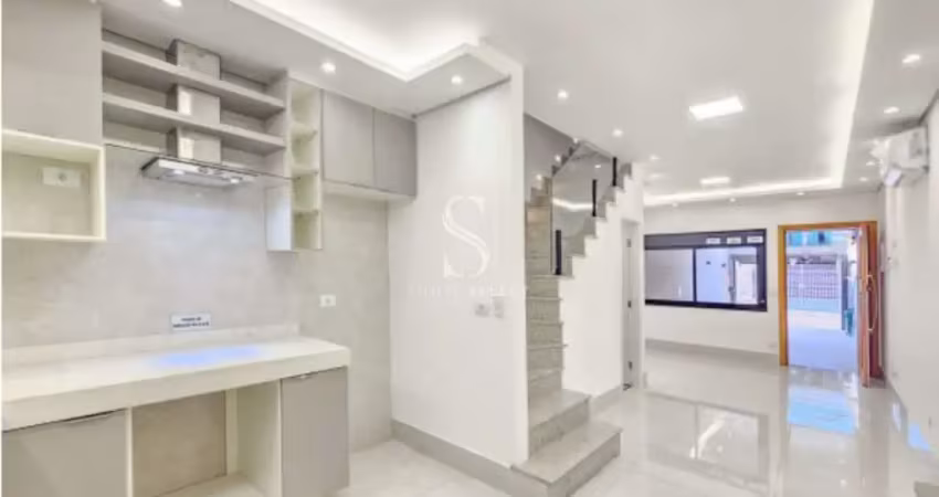 Chácara klabin - casa sobrado triplex com 160m² 4 dormitórios, 3 suites, 2 vagas