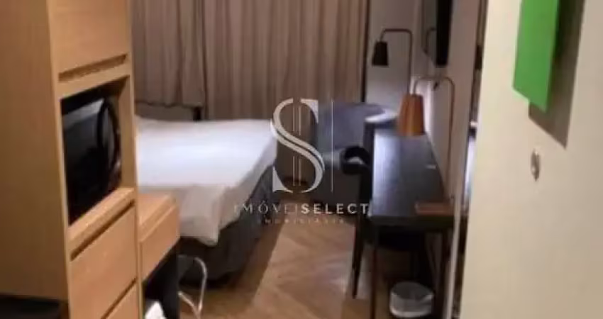 Condominio downtown republica- apartamento de 28m² com 1 dormitório, 1 banheiro, varanda e não possu