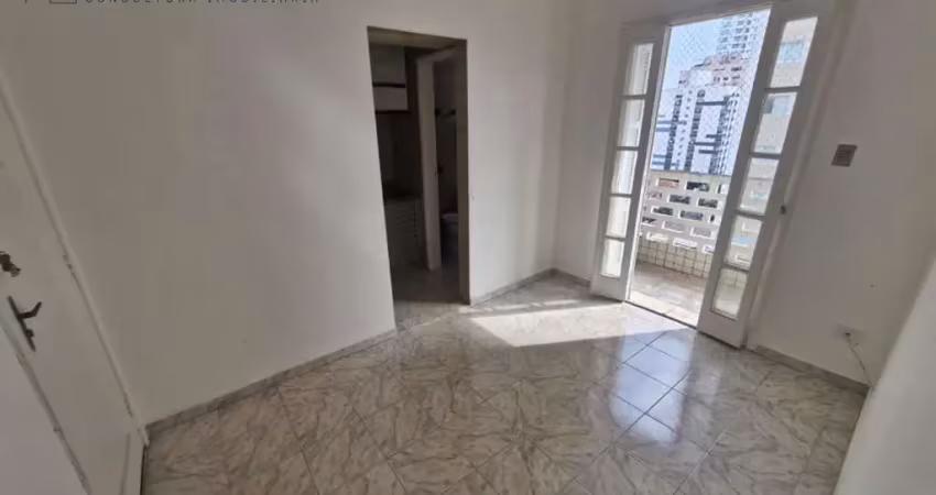 Apartamento para venda em santos, boqueirão, 1 dormitório, 1 banheiro