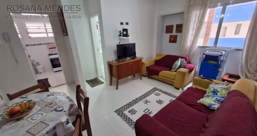 Apartamento para venda em santos, embaré, 1 dormitório, 1 banheiro