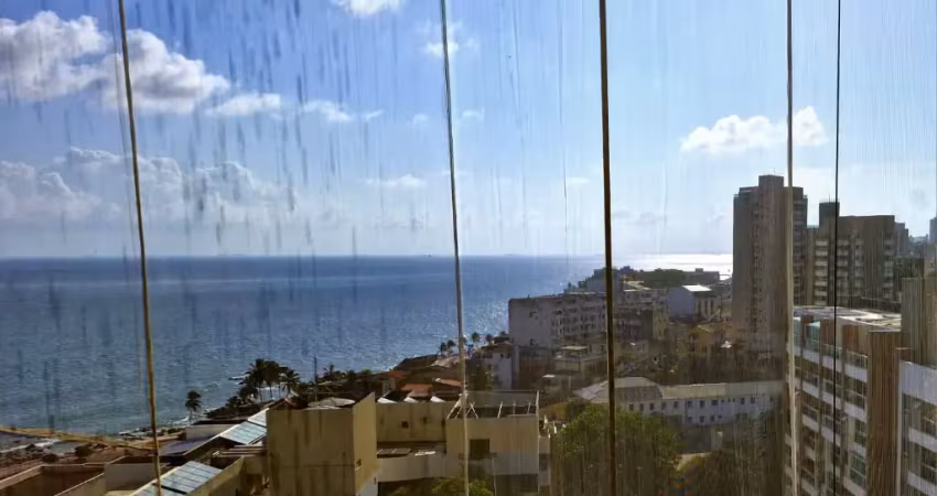 Lindo apartamento q/s no rio vermelho com vista para praia.