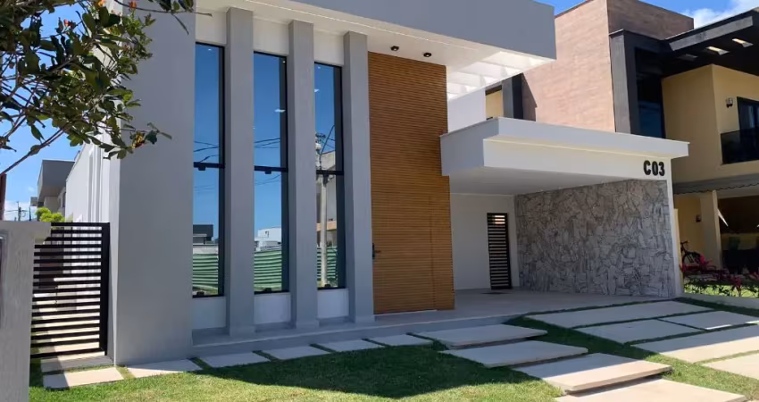 Excelente casa linear no condomínio alphaville 1 m- maricá