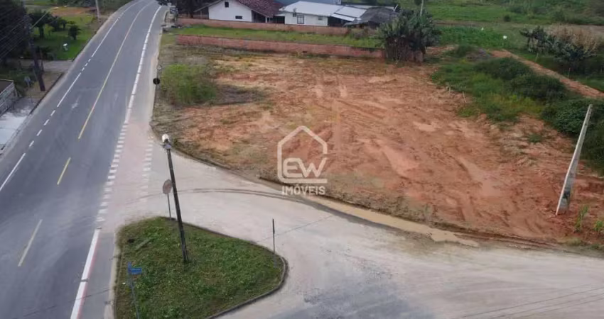 Lote com 489m² no bairro patrimônio em massaranduba, sc