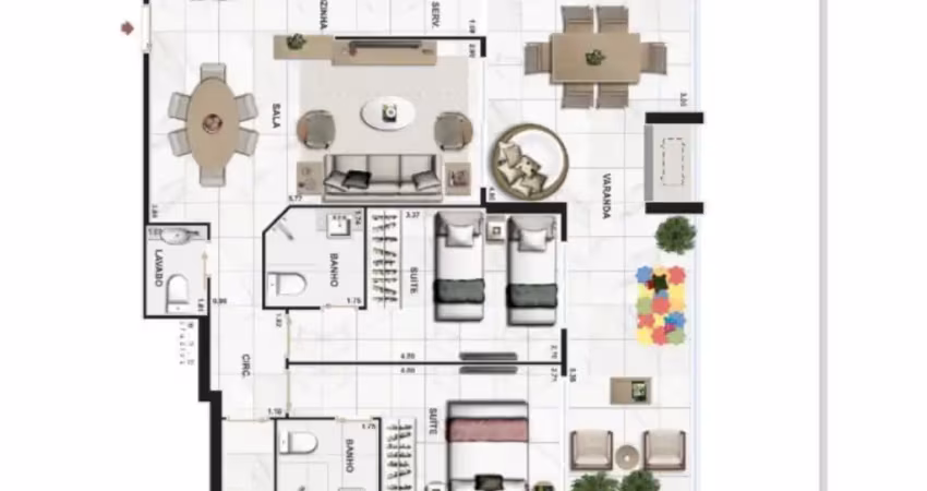 Lindo 3 suites na tijuca com lazer e 2 vagas planta maravilhosa somente venda .