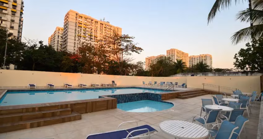 Excelente apartamento mobiliado oportunidades pontões da barra - 2 quartos - 1 vaga