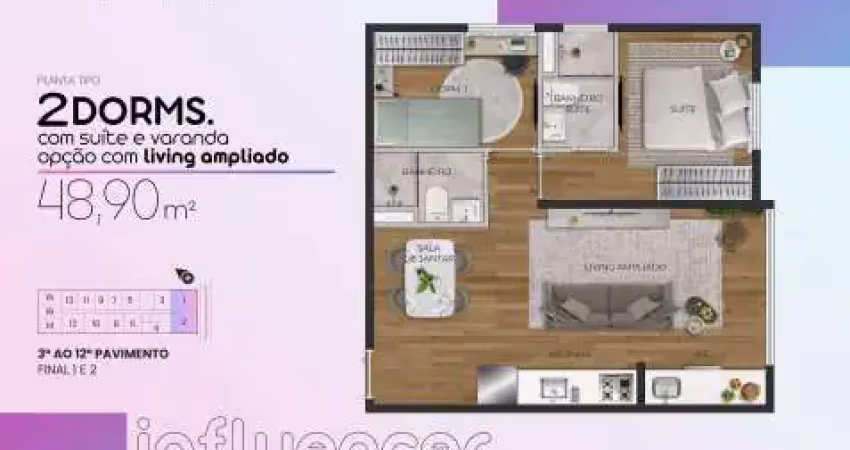 Apartamento com 2 quartos à venda na Rua Domingos de Morais, 1800, Vila Mariana, São Paulo
