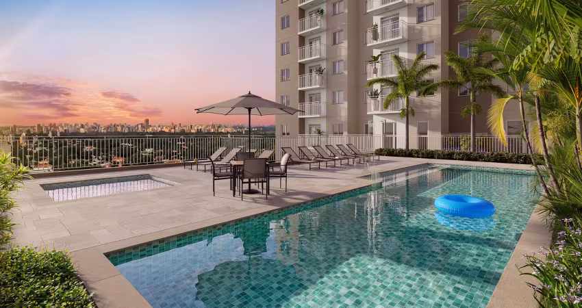 Apartamento de 1 ou 2 dormitórios, com varanda à venda no  morumbi