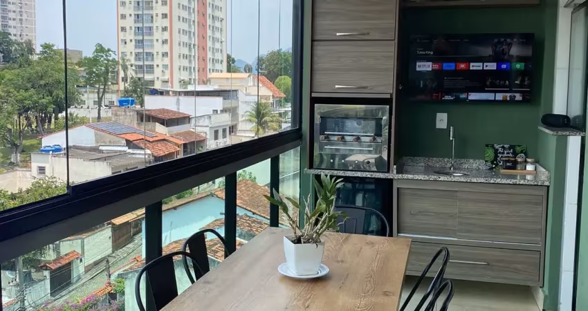 Lindo apartamento  condomínio scenarium com 3 quartos, 1 suíte/ pechincha/ rj