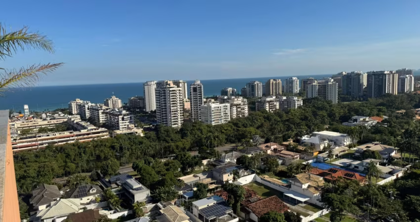 Linda cobertura no condomínio 360 on the park - peninsula - barra da tijuca - rio de janeiro