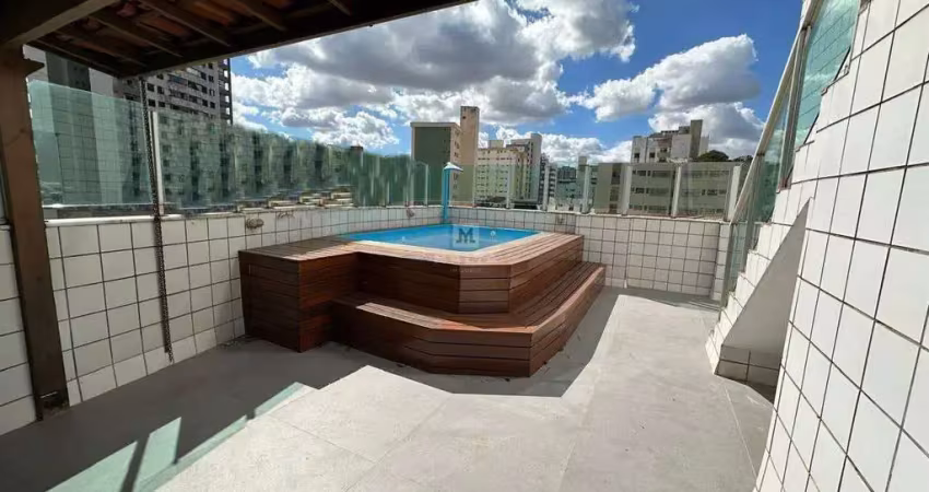 Cobertura com 04 quartos , 2 suíte e 2 vagas de garagem à venda no bairro barroca/bh!