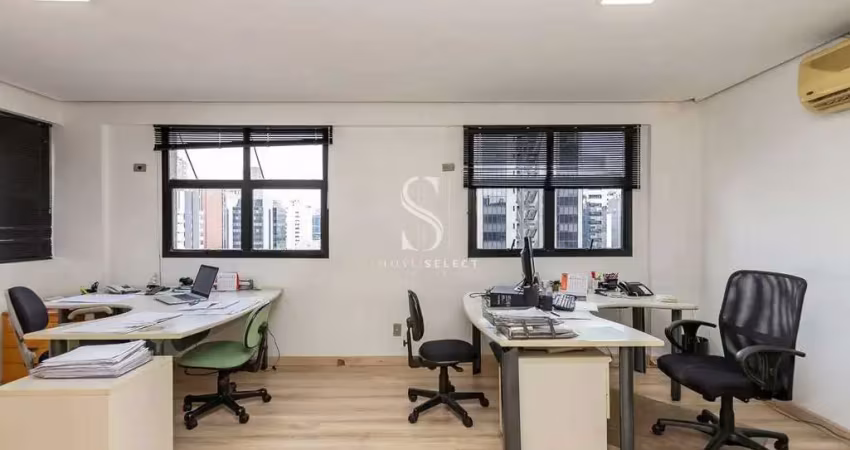 Edifício thalent office center na vila nova conceição, conjunto comercial de 350m² com 6 vagas.