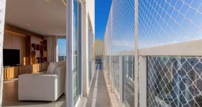 Condomínio design campo belo - apartamento de 319m² com 4 suites, 6 banheiros e 4 vagas.