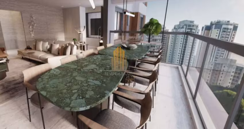 Condomínio atmos moema - apartamento garden de 292m² com 4 suítes, sala ampla, 6 banheiros e 3 vagas