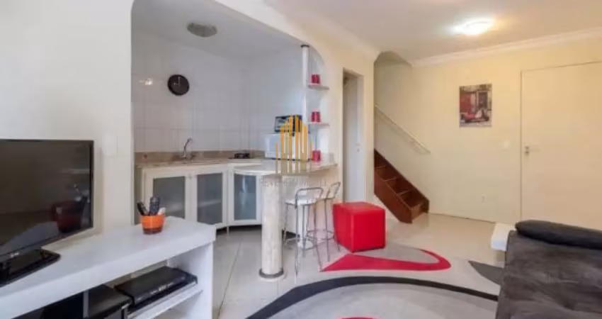 Condomínio duplex life moema na vila uberabinha, apartamento duplex mobiliado e decorado de 45m² com