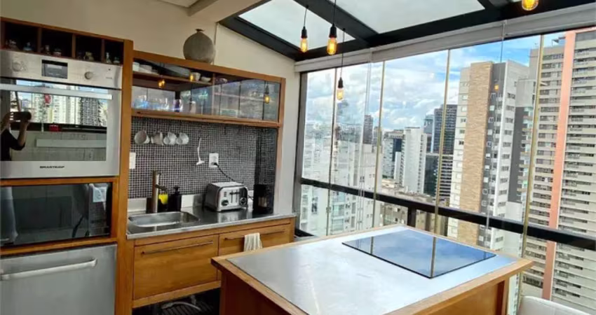 Apartamento duplex alto padrão na vila olímpia de 1 quarto com 1 vaga - 113m² à venda