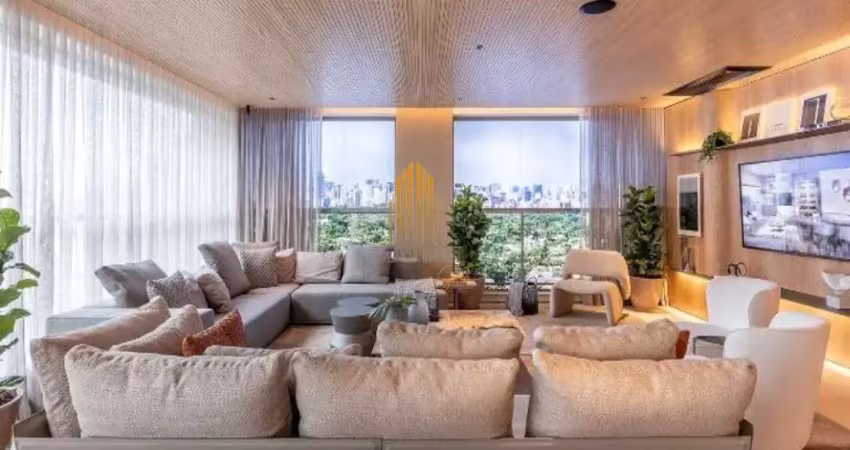 Condominio gio jardins no jardim américa, apartamento de 178m² com 3 suítes, 2 vagas.