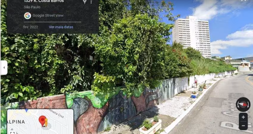 Terreno à venda na Rua Príncipe da Beira, 211, Vila Alpina, São Paulo
