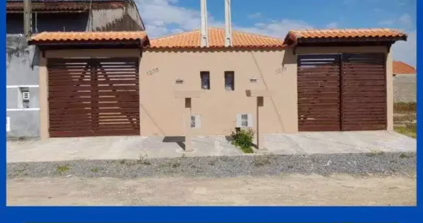 Casa para venda em itanhaém, recanto dos bandeirantes, 2 dormitórios, 1 banheiro, 1 vaga