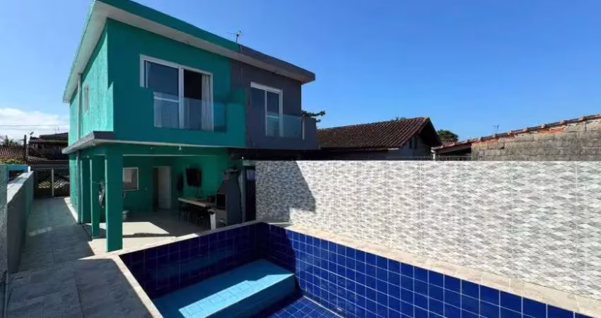 Casa para venda em itanhaém, verde mar, 3 dormitórios, 2 banheiros, 2 vagas