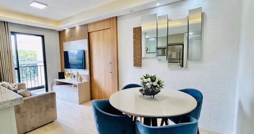 Apartamento à venda no jr campolim i  2 dormitórios (1 suíte), varanda gourmet e planejados próx. iguatemi e raposo tavares