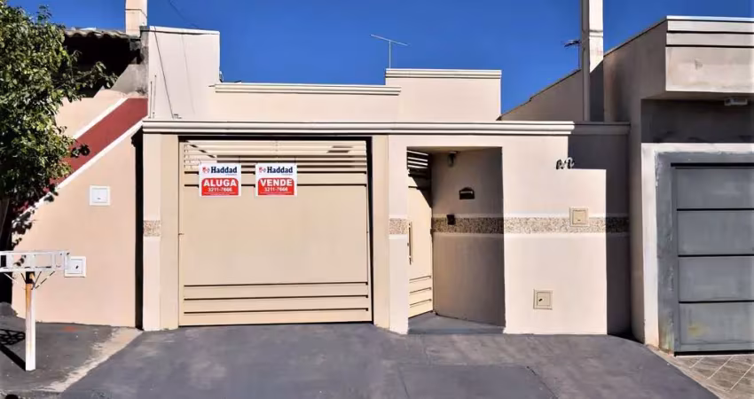 Casa com 133,84m² de área total, duas garagens e dois quartos a venda em birigui sp