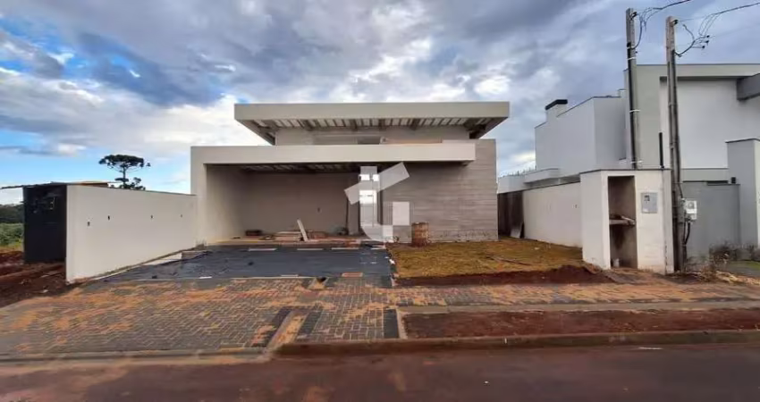 Casa  térrea alto padrão em construção - pôr do sol, cadorin, pato branco - pr