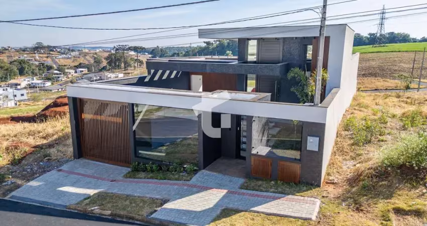 Casa nova à venda no bairro cadorin - loteamento pôr do sol - pato branco pr.