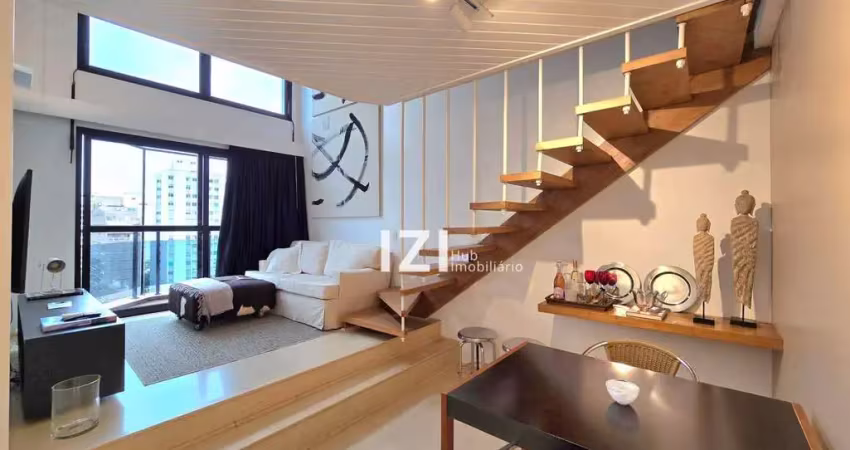 Apartamento com 1 suíte para alugar, 70 m² por r$ 7.000/mês - itaim - são paulo/sp