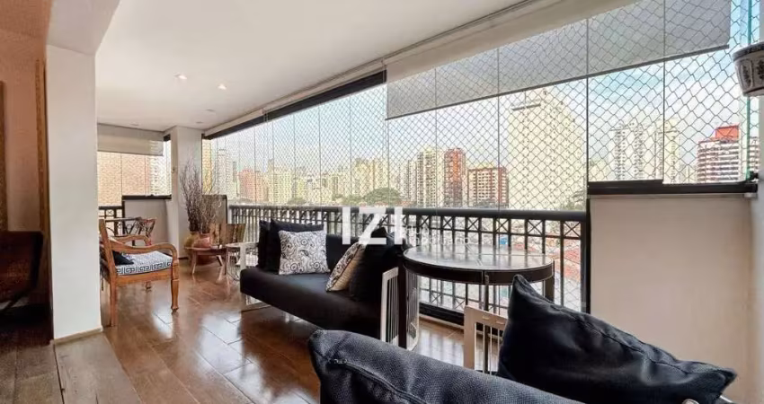 Apartamento com 3 suítes para alugar, 180 m² por r$ 30.800/mês - vila olímpia - são paulo/sp