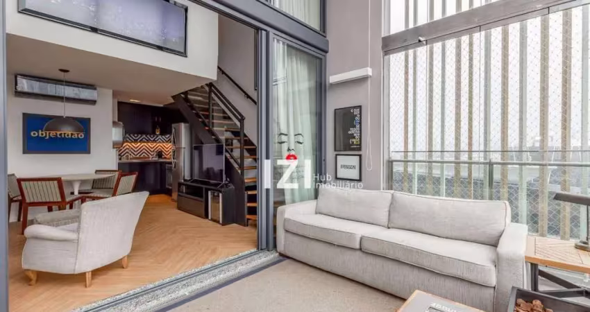 Apartamento duplex com 1 suíte, 67 m² - venda por r$ 2.615.000 ou aluguel por r$ 20.683/mês - itaim - são paulo/sp