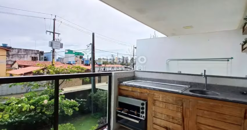 Flat com varanda gourmet 1 quarto 1 banheiro em porto de galinhas