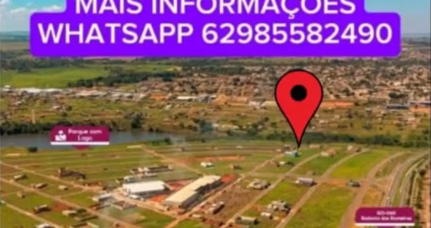 Residencial luzia monteiro trindade as margens da rodovia dos romeiros, logo depois da coca cola. um belíssimo loteamento com um lago espetacular. residencial luzia monteiro tem  lotes com 240 metros 