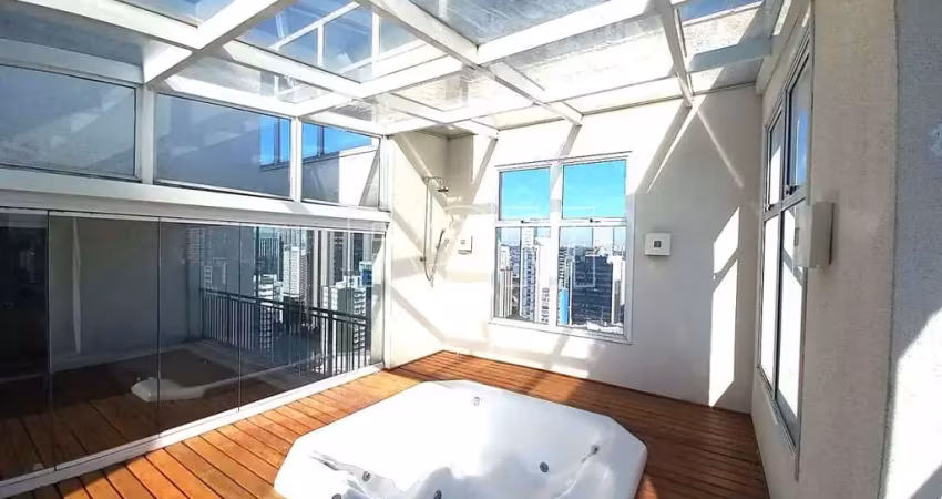 Penthouse em pinheiros com 123m2 e 3 vagas de garagem