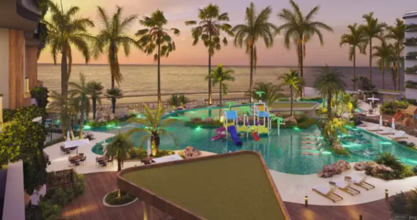 Beira mar - flat com 1 quarto varanda e lazer completo - excelente localização em maragogi
