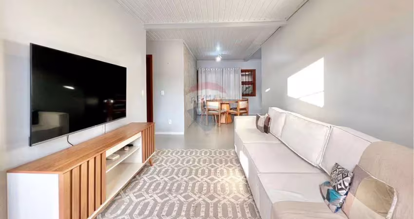 Casa à venda semi-mobiliada com 2 dormitórios com suíte no parque ozanan, são josé, canoas/rs