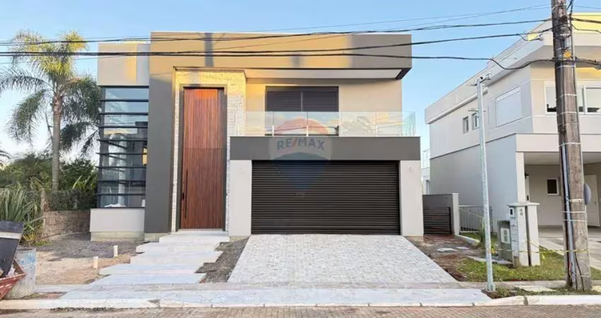 Casa de condomínio de alto luxo para venda com 4 suítes, bairro marechal rondon em canoas/rs