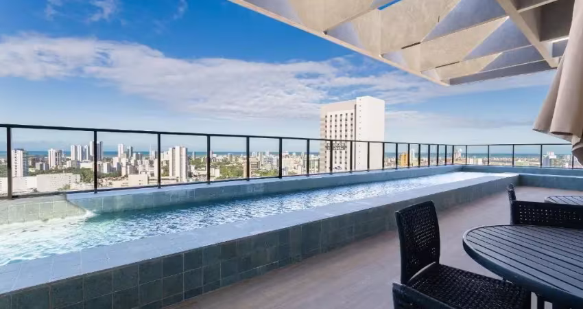 Flat com 1 quarto à venda na Avenida Governador Carlos de Lima Cavalcanti, 011, Boa Vista, Recife