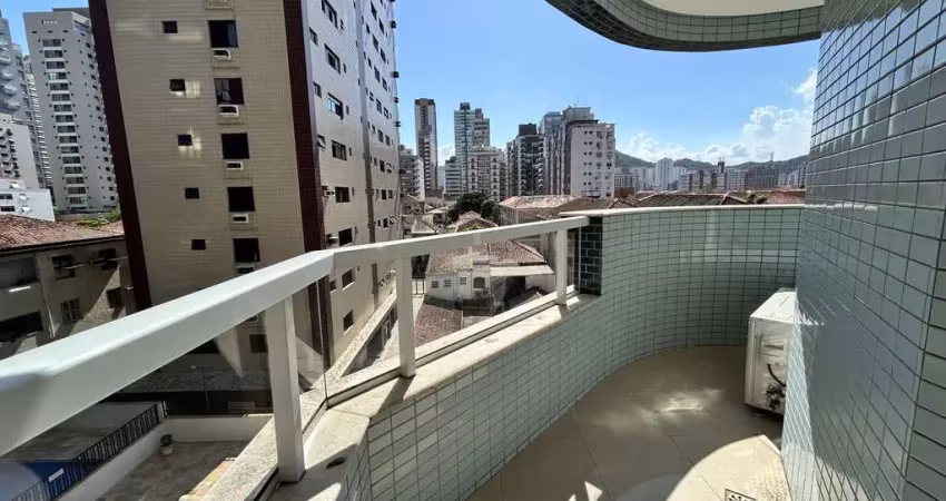 Apartamento à venda com 3 quartos na pompéia, santos/sp