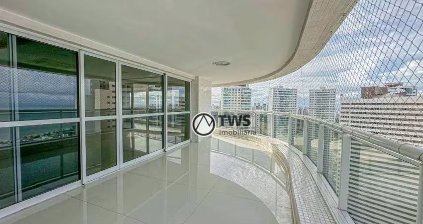 Apartamento com 4 dormitórios à venda, 335 m² por r$ 4.284.661,00 - altiplano cabo branco - joão pessoa/pb