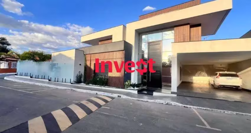 Imperdível casa de luxo em condomínio no setor habitacional vicente pires, brasília-df: 4 quartos, 4 suítes, 5 banheiros, 2 vagas, 400m²!