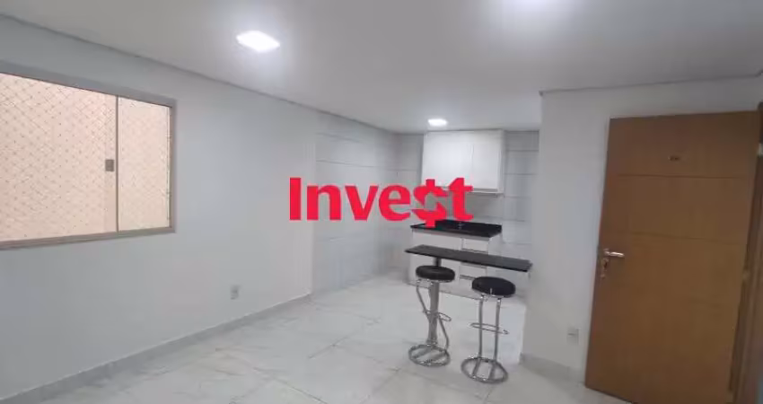 Apartamento moderno , 1 quarto , todo no porcelanato , elevador na rua 03 em vicente pires