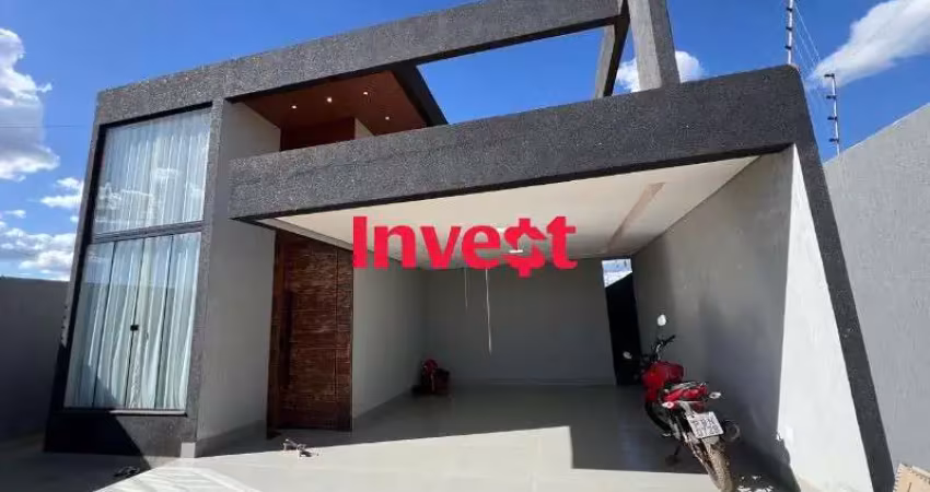 Casa de alto padrão, moderna, 3 suítes, churrasqueira com espaço gourmet, condomínio na 26 de setembro.