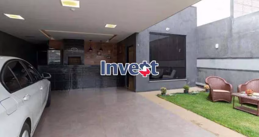Excelente casa alto padrão, 3 suítes - lote 400m² - rua 4 vicente pires!!