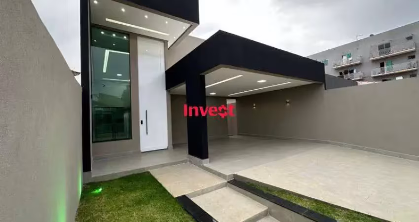 Casa de alto padrão em condomínio com 3 suítes, 4 vagas de garagem e 230m² em vicente pires, brasília-df