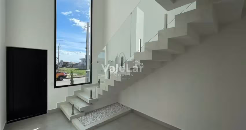 Linda casa em condominio com designer mordeno com 3 suites - ambientes integrados 218 m² - con. veredas -são jose dos campos