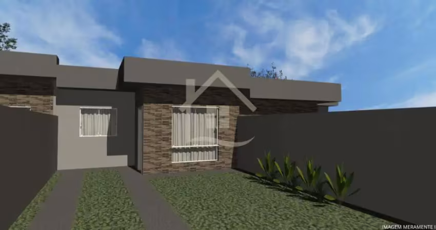 Casa para venda em campo largo, jardim itaqui, 2 dormitórios, 1 banheiro, 2 vagas