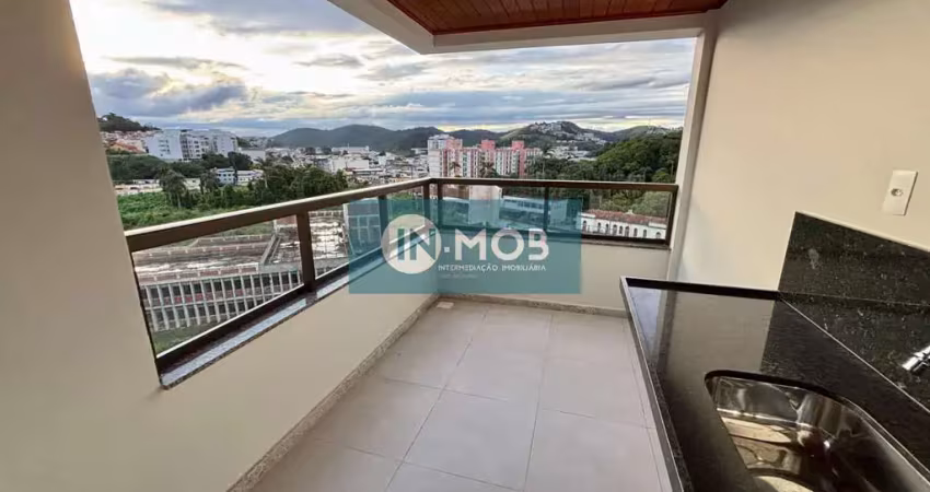Apartamento novo com 2 quartos, suíte e varanda gourmet no morro da gloria - disponíveis venda e locação