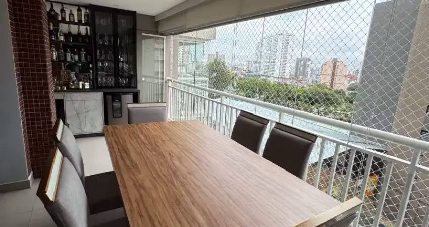 Apartamento de 127m² com varanda gourmet e acabamento de alto padrão – condomínio clube na chácara inglesa